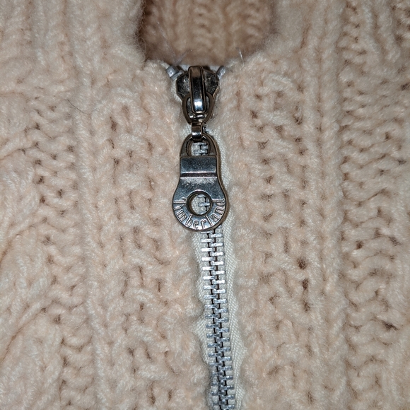 Timberland cream wool zip sweater size S - Picture 3 of 3